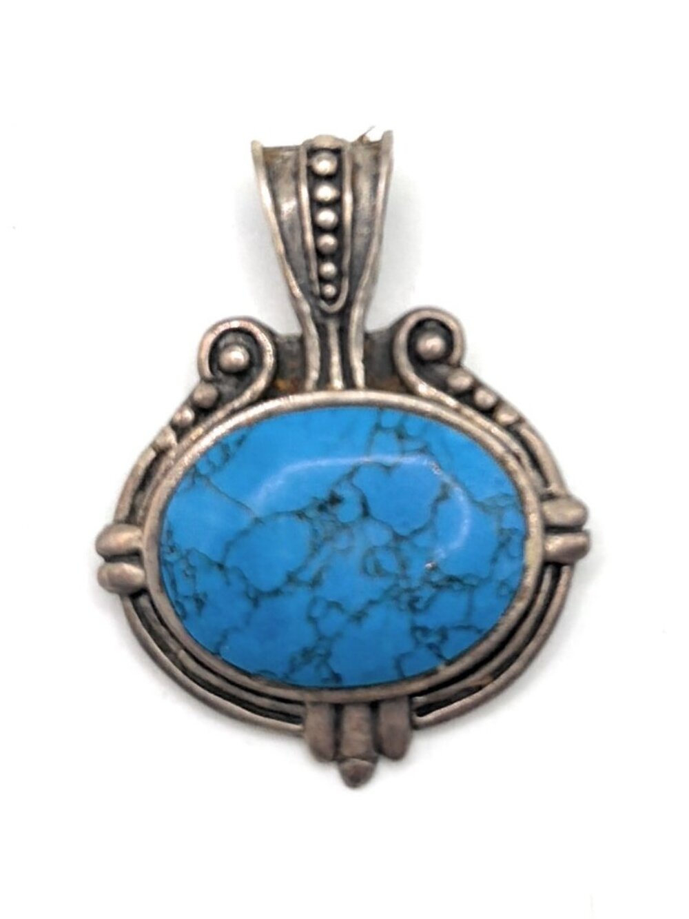Sterling silver Turquoise Pendant 3489